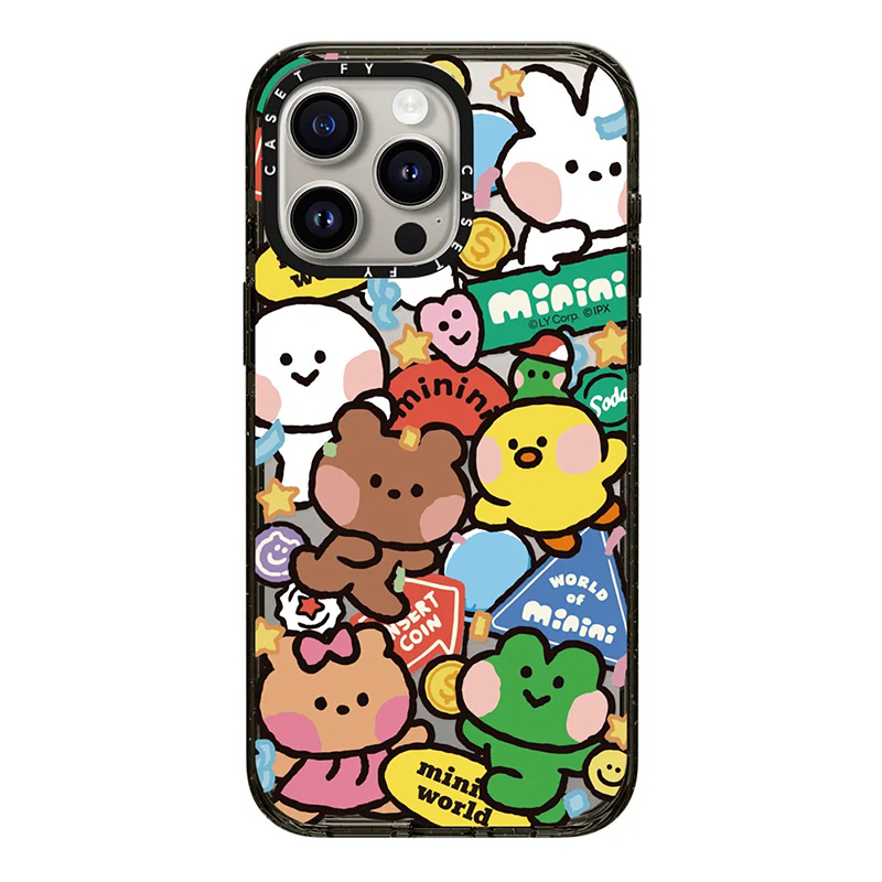 【官方正品】CASETiFY 高版minini联名适用苹果iPhone15ProMax手机壳14/13保护套12防摔