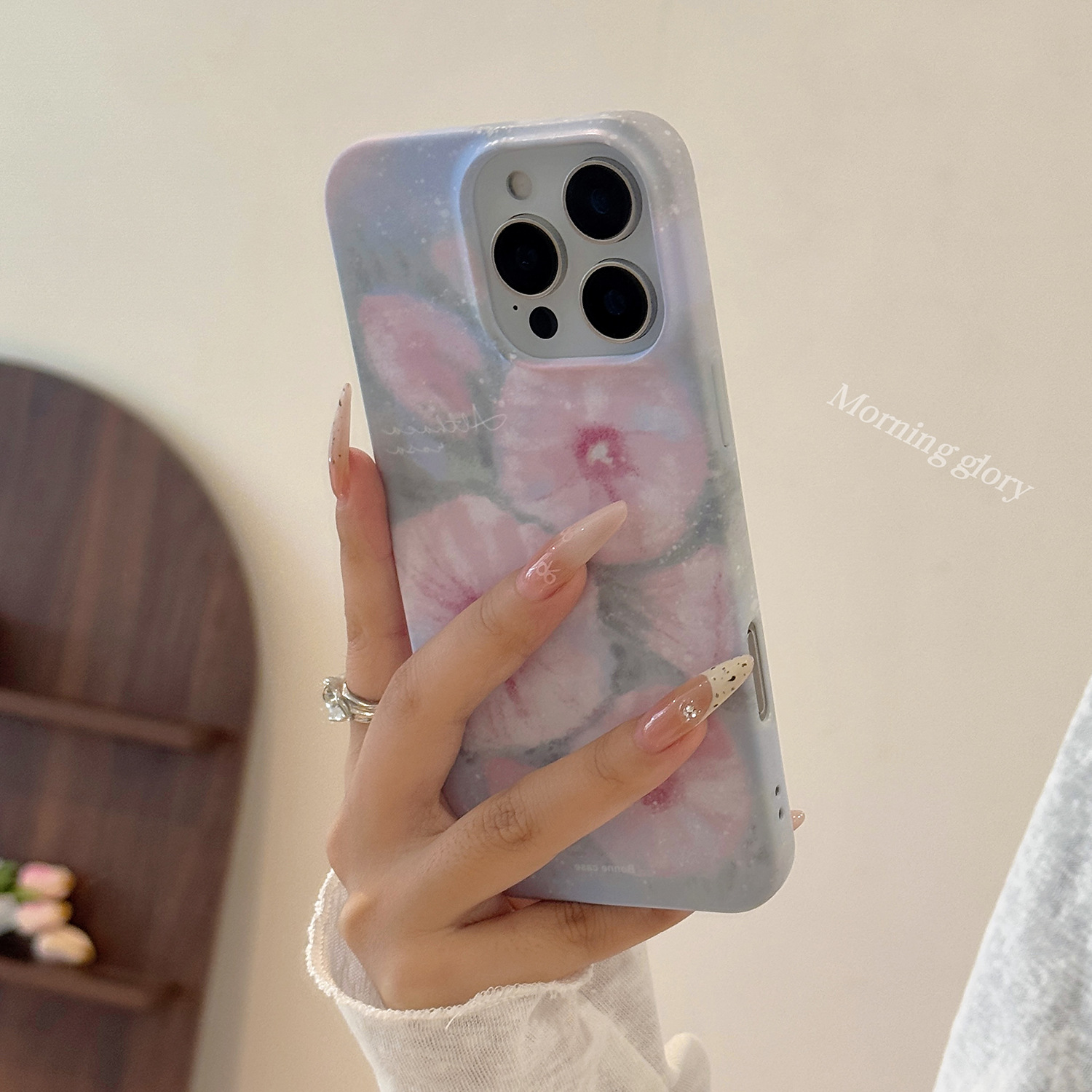 菲林油画花朵15promax适用iphone16苹果13手机壳14磨砂硬12艺术风