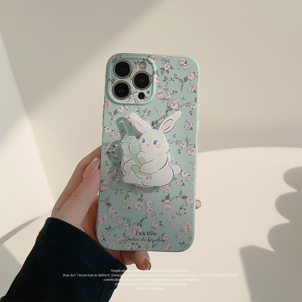 复古碎花iphone13适用14promax苹果手机壳11支架12硅胶15软16男女