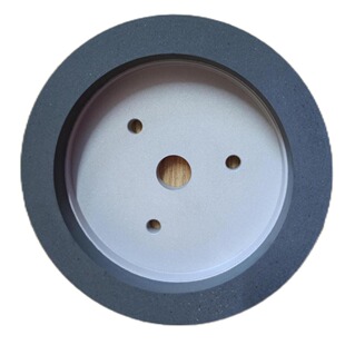 博客跨境玻璃磨轮双边机直边机用高速树脂轮铝底磨边砂轮175mm