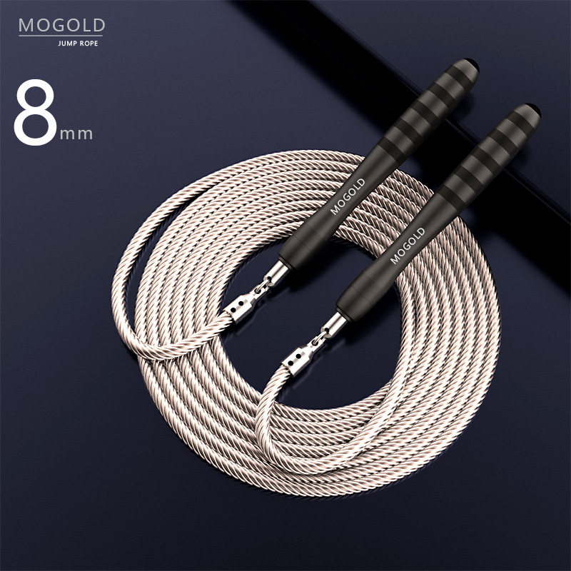 MOGOLD摩金DIY快速卡扣多功能组合跳绳健身运动负重钢丝PU跳绳