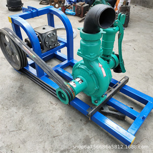 四进四出高扬程水泵 拖拉机轴传动喷灌 柴油款高压喷灌机