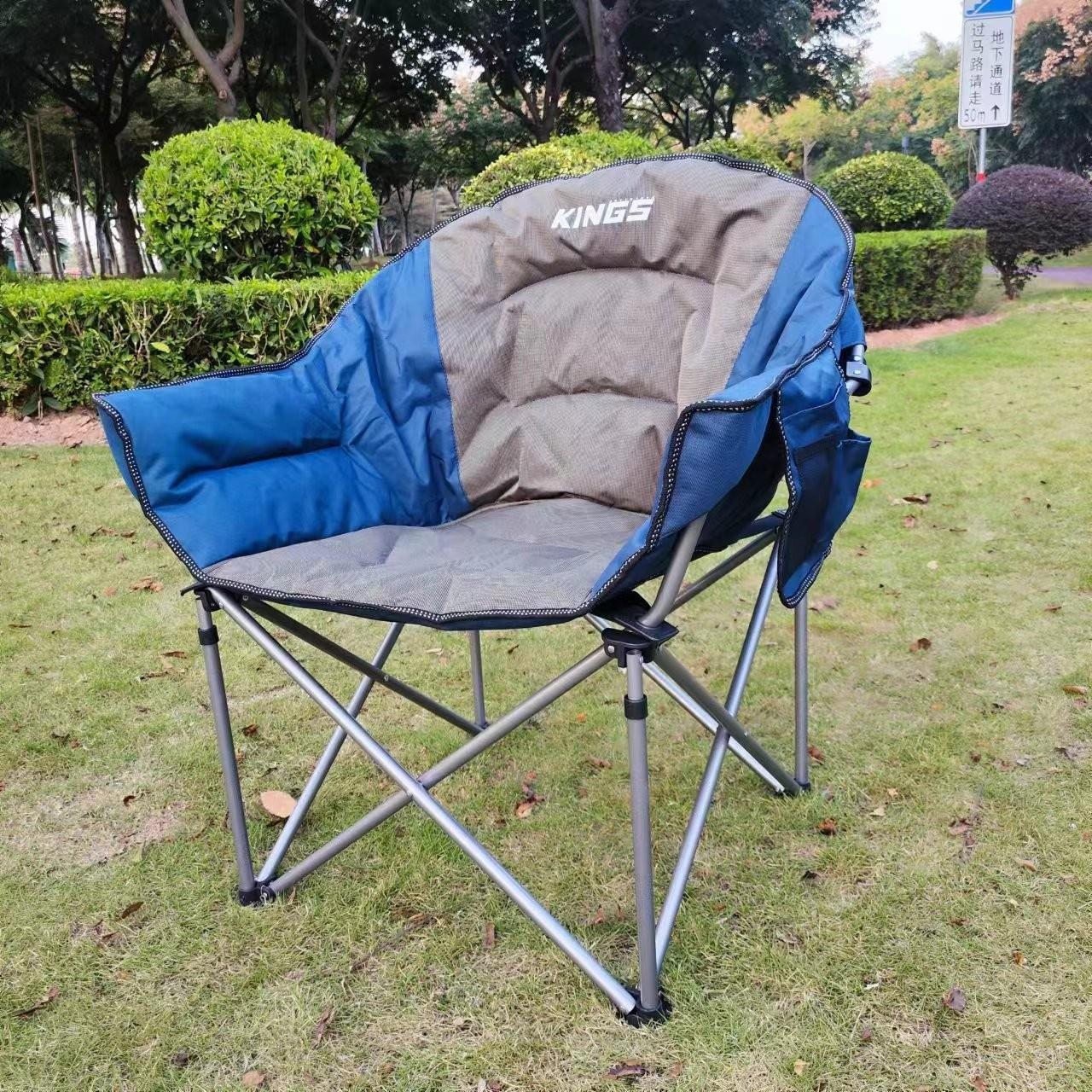 月亮椅折叠椅钓鱼椅便携凳子夹棉蝴蝶椅美术写生椅户外露营椅子