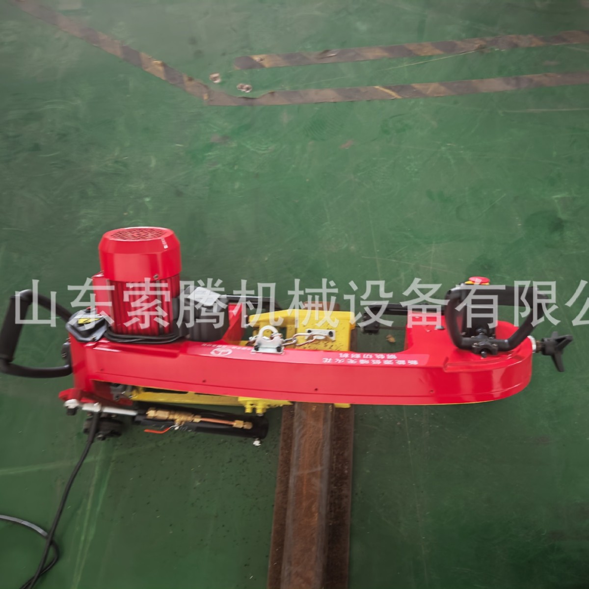 新能源无火花锯轨机 中国中铁一局联合研制安全钢轨切割锯厂家