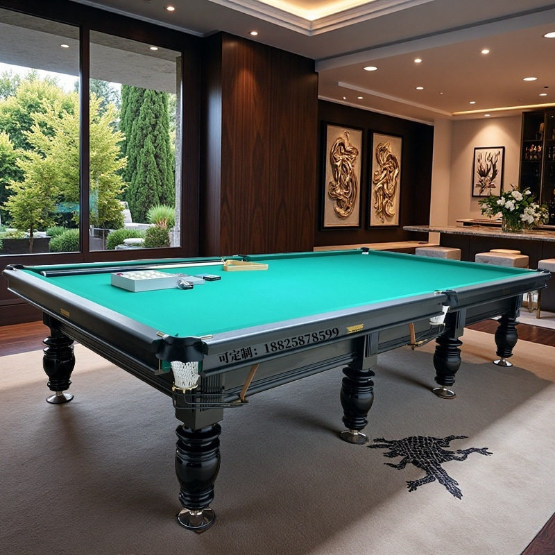 俄式台球桌标准商用桌球台家用广东东莞球星俄式台球桌大工厂批发