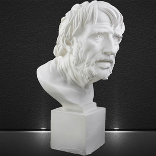 艺伯乐50cm海盗石膏像塞内卡阿里斯多芬素描人物头像雕塑教具模型