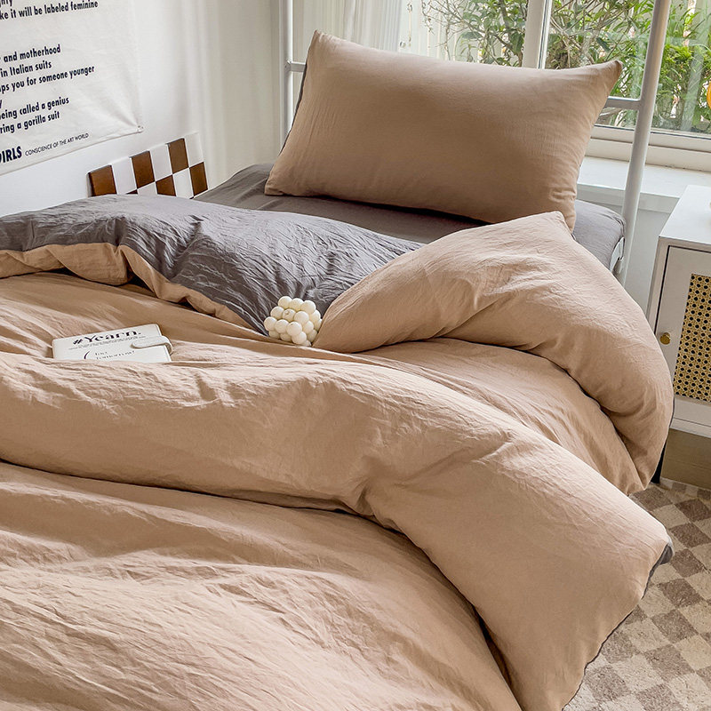 水洗棉学生宿舍三件套床上用品被芯被子床L单被套六件套非纯棉全,床上用品,学生床品套件,淘宝优惠券,粉丝福利购,淘宝优惠卷