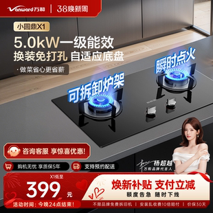 万和天然气燃气灶液化气煤气双灶具家用台式嵌入式官方旗舰店X1