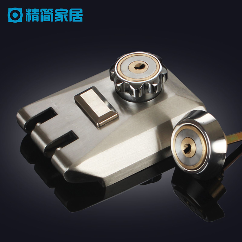 包邮老虎防盗门锁家用外装防盗防撬通用型大门锁自动推拉门锁