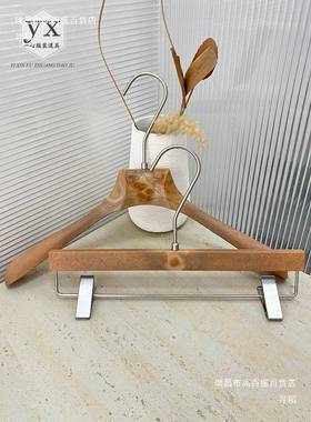 男装衣服装店黑灰色树脂结NHQ衣撑潮流衣挂裤夹架ogo其他客厅支架