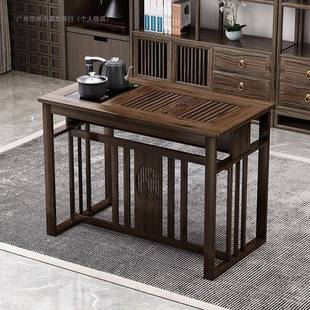 阳台茶桌椅组合楠竹新中式 一体套 茶几家小用客DAS厅桌台子小茶装