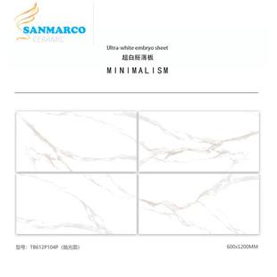 工装 00X1200瓷砖瓷薄600x1200板5.5陶m6m大理石砖薄内墙砖家装