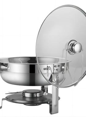 不锈钢圆形酒跨精炉炉保温加A热容器自助餐炉境货源CHUIZFI吊NGDI