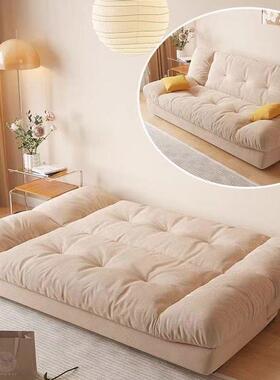 木云朵两用可折叠沙GAK发多功能客厅小现户奶型沙实发床代油风网