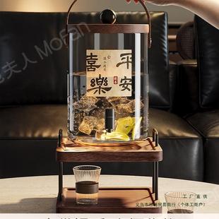 高颜值QXU玻璃水茶壶古风带龙头大容中量耐高温家用冷凉水壶果饮