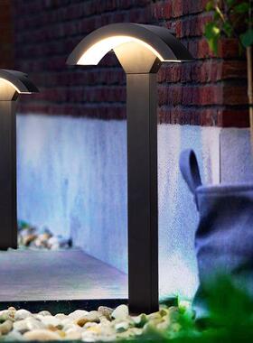 户外草墅灯防坪水led人体感应灯62377简约阳台庭景院别花园观灯