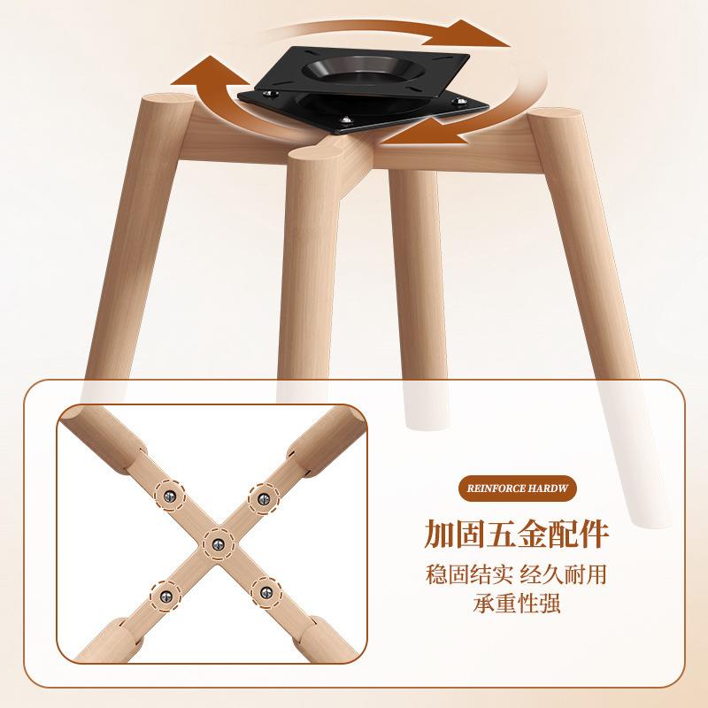 布艺旋转电脑椅子家用舒适久坐靠背护腰办公椅宿舍化妆学习扶手椅