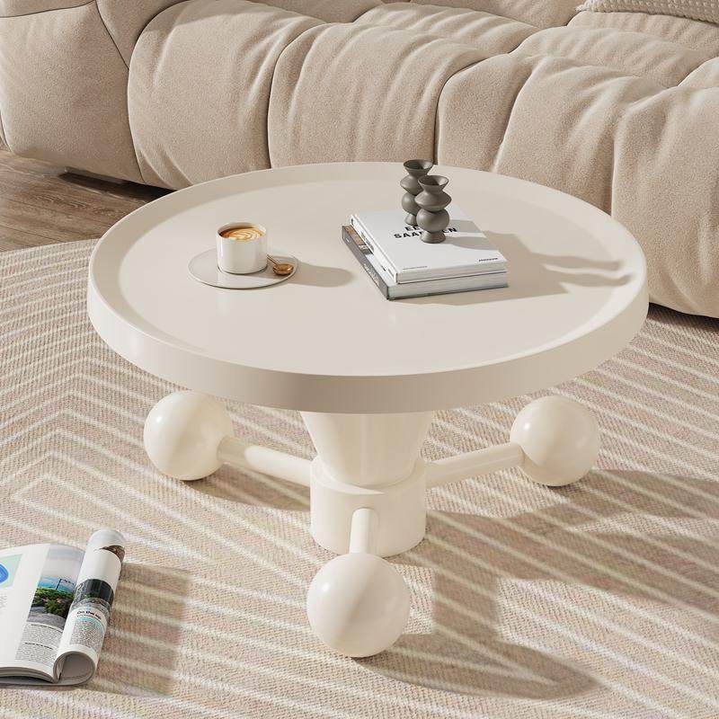 2025新款客代厅圆感家用圆888形奶现油风茶几简约小户型沙发桌,美容美体仪器,其它面部美容工具配件,淘宝优惠券,粉丝福利购,淘宝优惠卷