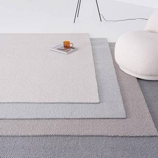 简约素色纯色纺羊毛菠混萝圈定GMBLQ制裁可家用民剪宿客厅茶几满