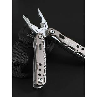 功能外工锤EWA具组合套装 折叠钳子车载户多野营便携