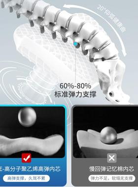 枕XWC汽车靠枕头腰靠人体工学背垫靠背靠腰枕垫车用车载腰垫颈枕