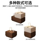 床头柜卧家用现代简约多功UMM能创意斗组子合收纳储物柜室小型床