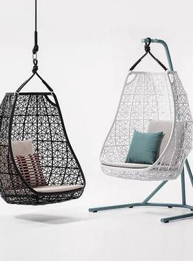 户外吊家用单地人落地吊椅阳篮台庭院59719花草鸟巢秋千椅网红园