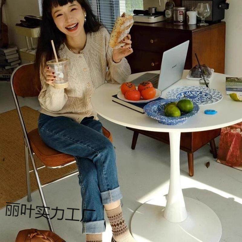 复古折椅子灯厚芯绒家用加金属-网红拍照椅叠靠背餐椅摄影怀凳旧,住宅家具,餐椅,淘宝优惠券,粉丝福利购,淘宝优惠卷