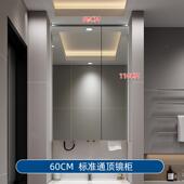 定制浴室通顶镜柜单独智箱卫生间通天815置加镜高镜能子挂墙式 带