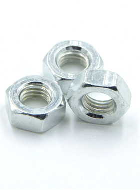 速发包邮镀锌外六角螺母碳钢4.M镀锌螺帽螺丝帽41586M8MM0--M24