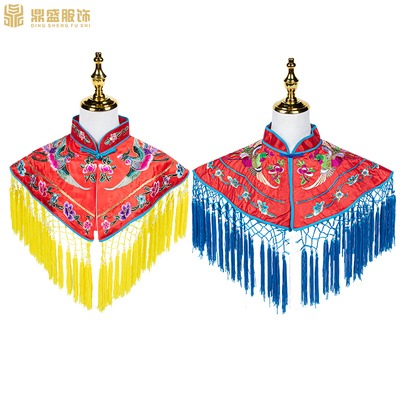 速发戏装蟒云凤 京剧越剧戏云服装花旦绣肩宫装曲肩披肩 贵妃醉酒