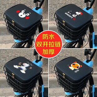 速发电车动车筐内胆前车水内衬防蓝罩挂物包内篓电动自行车车筐置