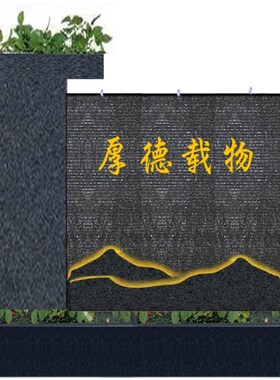 速发简约中式石材流水摆件工程装饰庭院花园园林家饰落地工艺品
