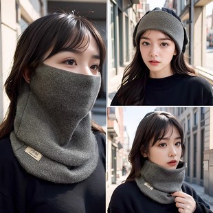 速发防风寒面罩护颈脖雪挂耳滑套护脸春秋冬季 骑车神暖保器
