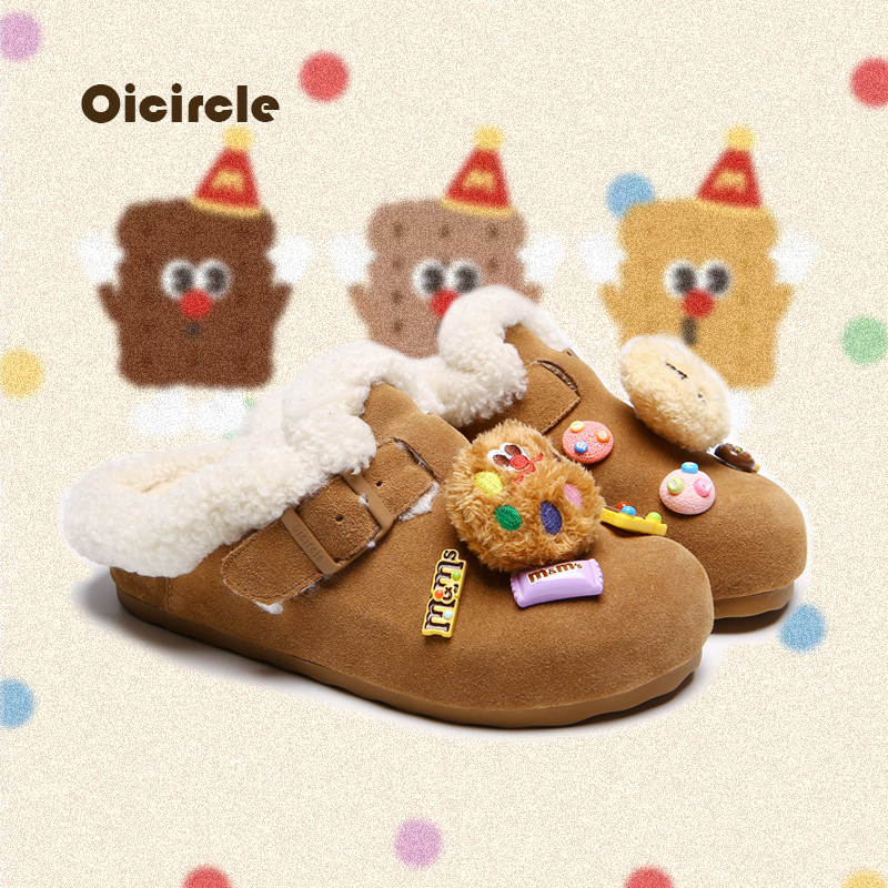 外穿包头拖鞋可爱保暖