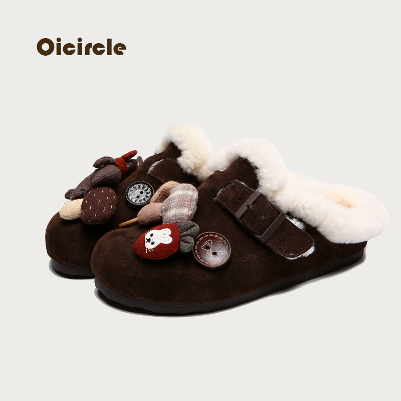 外穿包头拖鞋可爱保暖