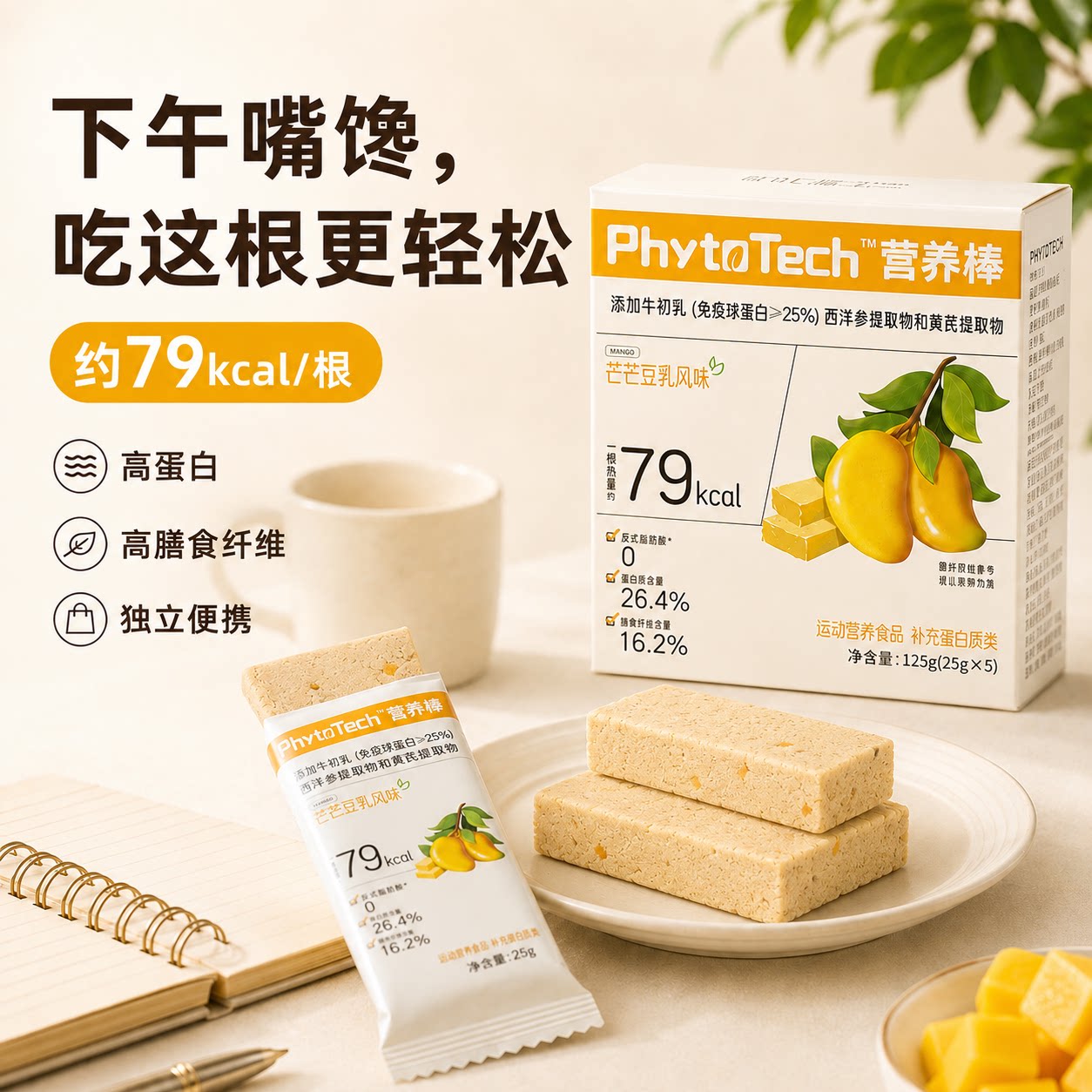 旴江御生蛋白棒健身高蛋白能量棒