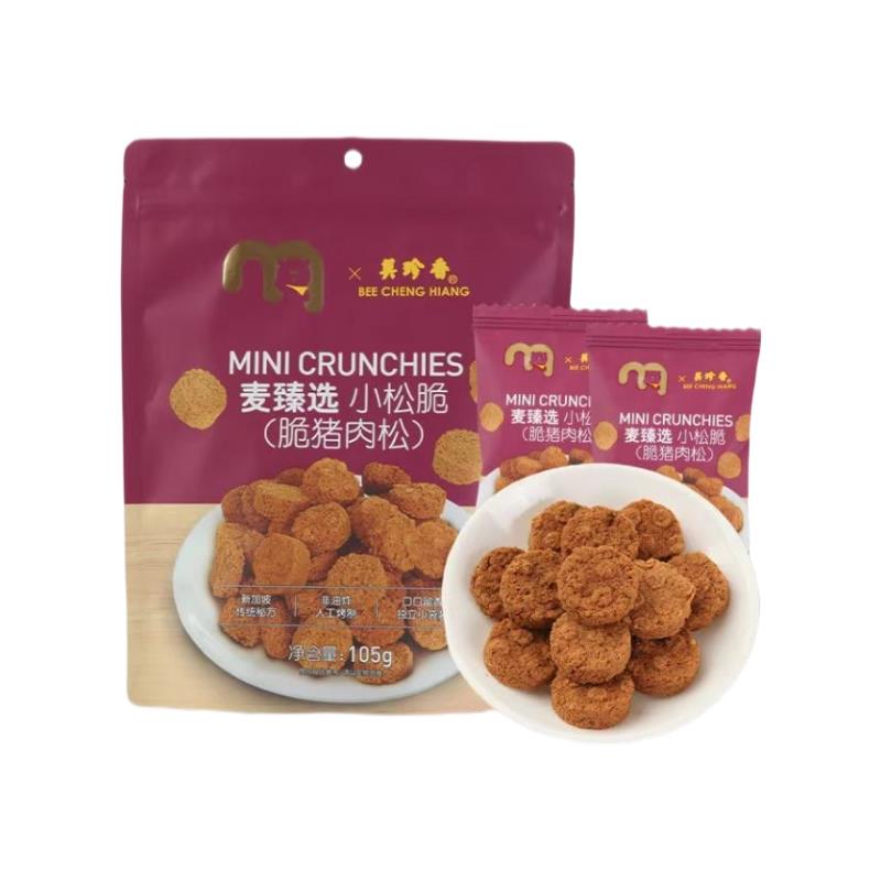 麦德龙超市代购麦臻选联名美珍香小松脆105g脆猪肉松
