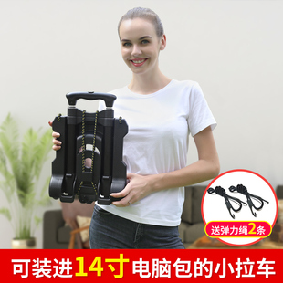 匠者购物车折叠拖车便携手拉w车迷你拉杆车行李车家用买菜车小拉