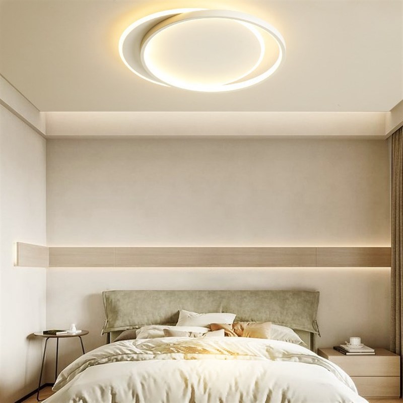 2023年新款LED主卧室灯北欧房间书房圆形极简现代简约客厅吸顶灯