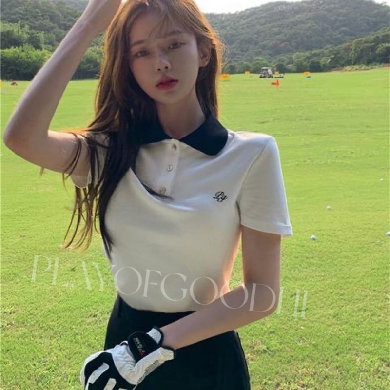 高尔夫服装女春夏款高尔s夫短袖女韩版高尔夫裙子女高尔夫女裙套