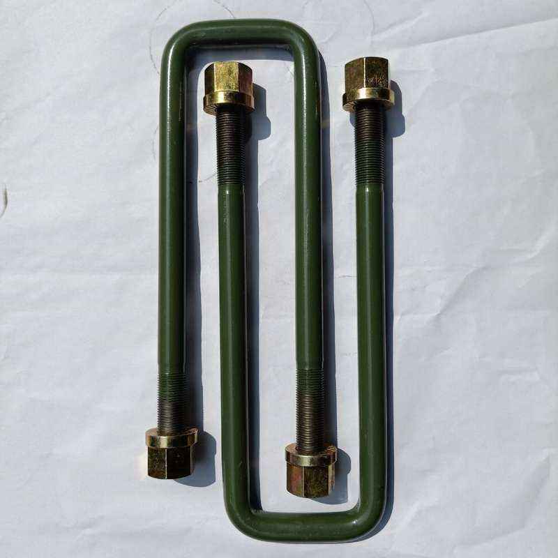 40镀烙钢板卡子 U型螺丝 加粗加强型 骑马螺丝 半挂车配件 富华桥