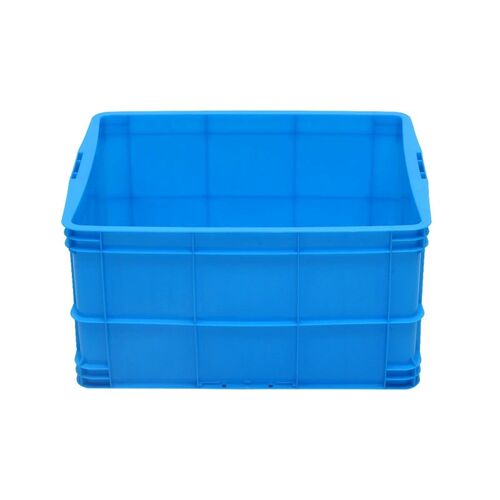 加厚塑料胶箱550-300塑料周转箱蓝色存储箱车间工厂物流中转胶箱