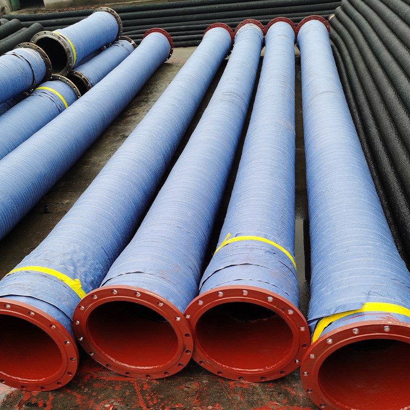 250mm-500mm橡胶钢丝高压吸水管 10-20寸大口径抽沙橡胶管