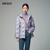 超轻超薄A摆短款 MESUX米岫冬时尚 设计女装 羽绒服MLWUL515