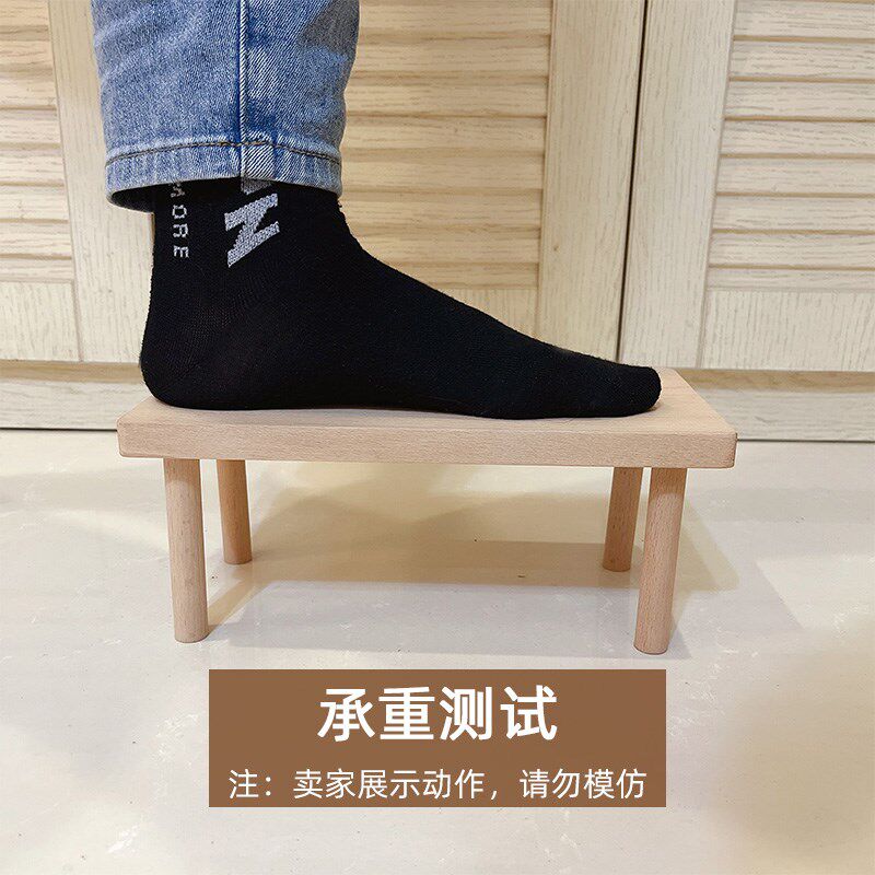 仓鼠笼二层平台榉木桌子小宠物阁楼造景用品芦丁鸡金丝熊实木玩具