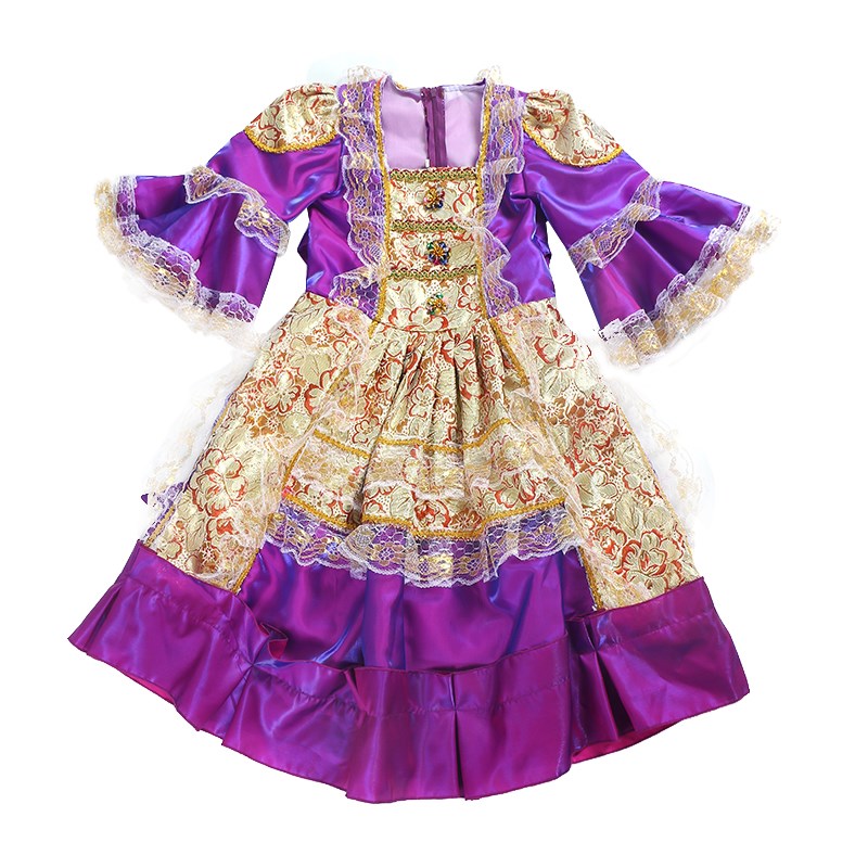 儿童欧式法国宫廷演出服新款俄罗斯族公主裙王子套装灰姑娘舞台剧