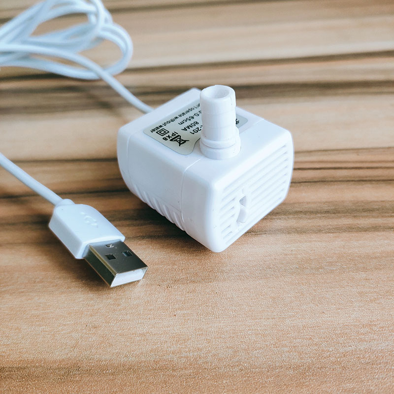 usb小水泵猫咪饮水机潜水泵低压直流5v小型迷你水泵小盆景循环泵