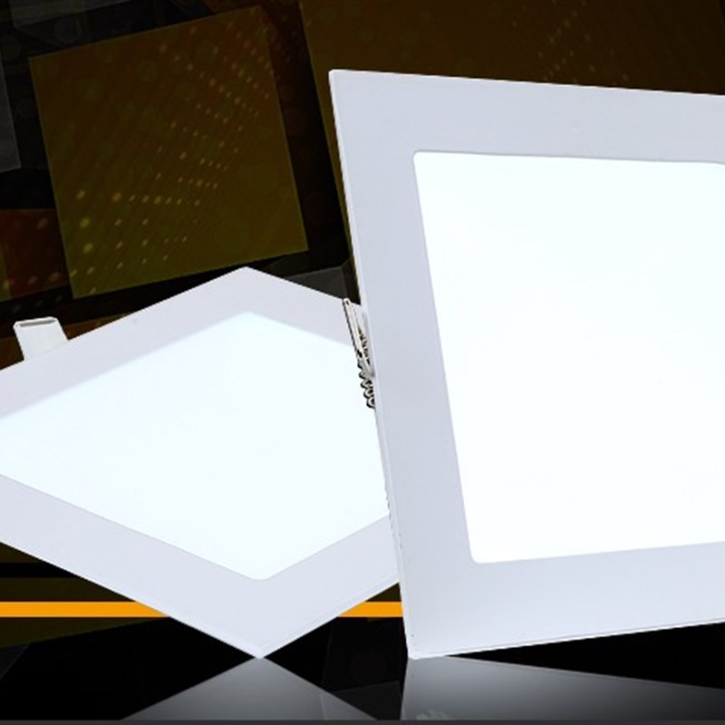 方形暗装嵌入式厨卫灯开孔17x17浴室灯20x20卫生间老式卡扣平板灯