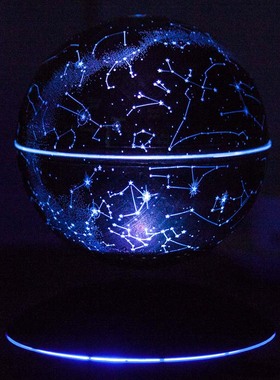 志诚 大号星座磁悬浮地球仪摆件发光自转书房家居摆设创意礼品物